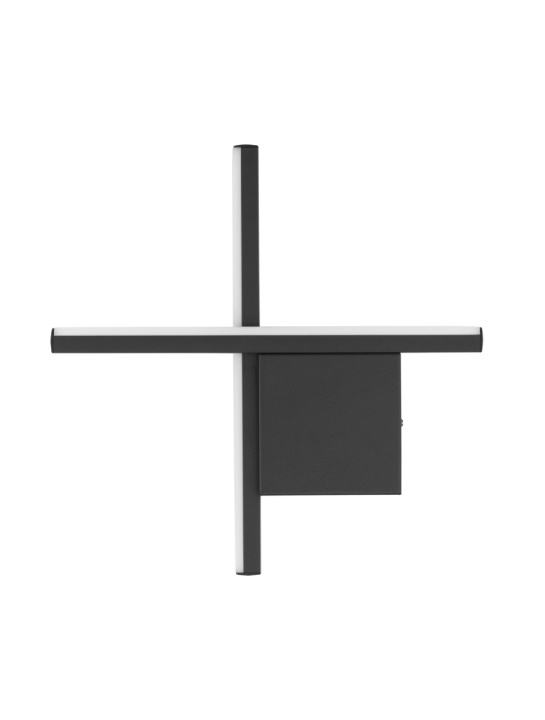 Aplica perete decorativa Cross Negru 30 x 4 x 30 cm - Img 2