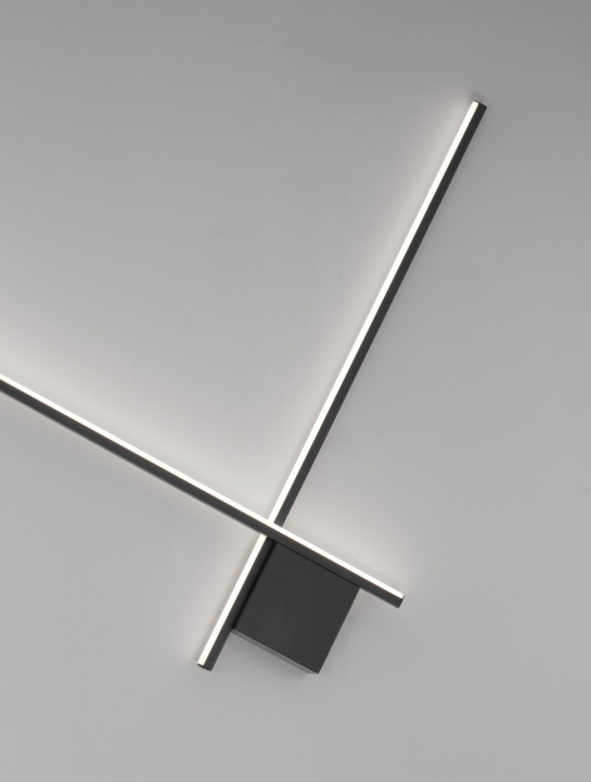 Aplica perete decorativa Cross Negru 80 x 4 x 80 cm - Img 5