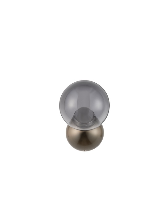 Aplica perete decorativa Silenzio Nikel periat / Smokey 13 x 16,5 x 17,3 cm - Img 2