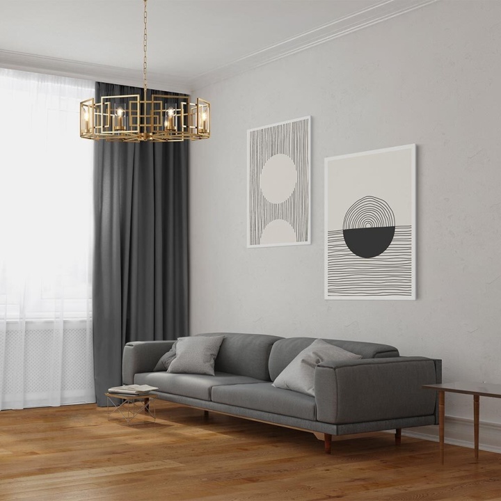 Candelabru Bowi Ø 87.5 cm E14 - Auriu - Img 2