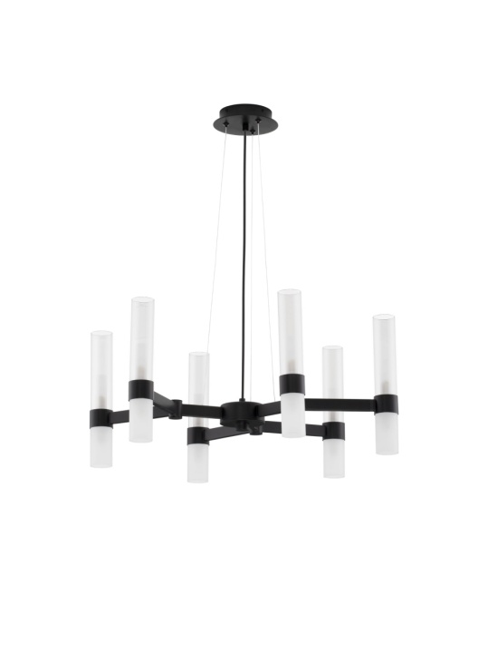 Candelabru Century Negru / Transparent Ø70 x H 210 cm - Img 2