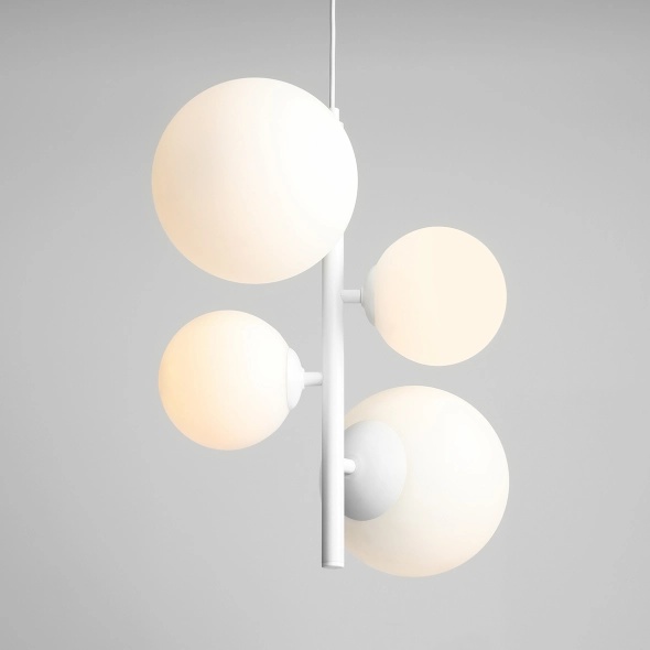 Corp de iluminat suspendat Bloom 46 cm 2xE14 / E27 - Alb - Img 5