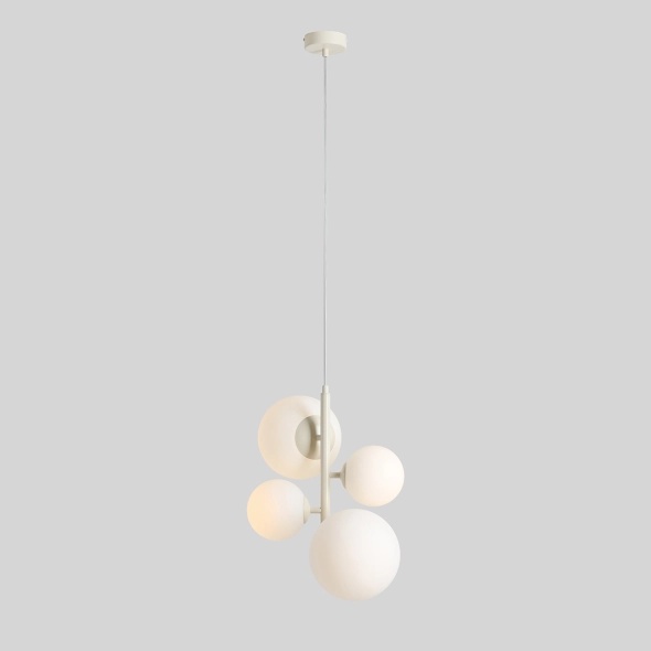 Corp de iluminat suspendat Bloom 46 cm 2xE14 / E27 - Crem - Img 4