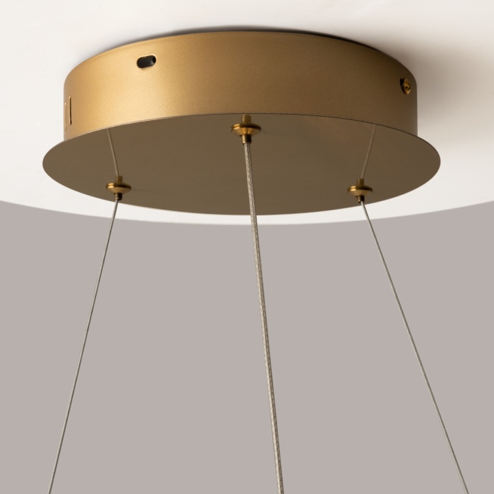 Corp de iluminat suspendat Krone Ø 45 cm 3000K - Auriu - Img 4
