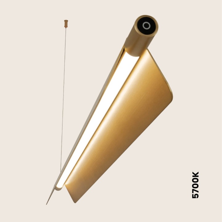 Corp de iluminat suspendat Linea Oro LED 3000-4000-5700K - Auriu - Img 6