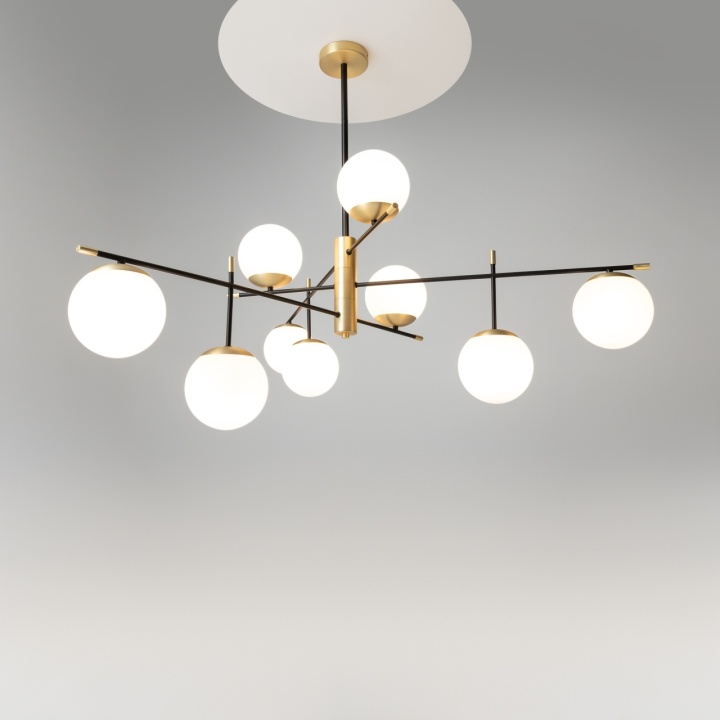 Corp de iluminat suspendat Nostalgia Ø 131.5 cm E14 - Negru - Img 4