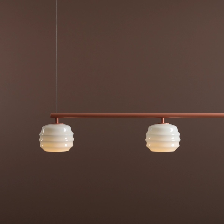Corp de iluminat suspendat Puff 108 cm 3xE27 - Coral - Img 3