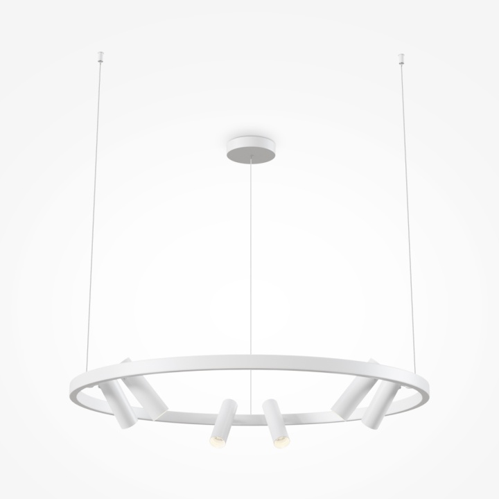 Corp de iluminat suspendat Satellite L 120 x l 90 cm 3000K - Alb - Img 3
