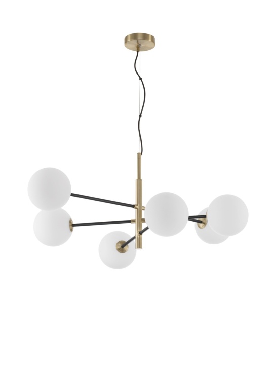 Corp de iluminat suspendat Vitra Opal / Negru / Auriu 103 x 75 x 136 cm - Img 2