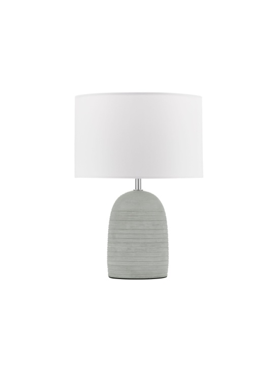 Lampa de masa Chempo Gri / Alb Ø25 x H 35 cm - Img 2