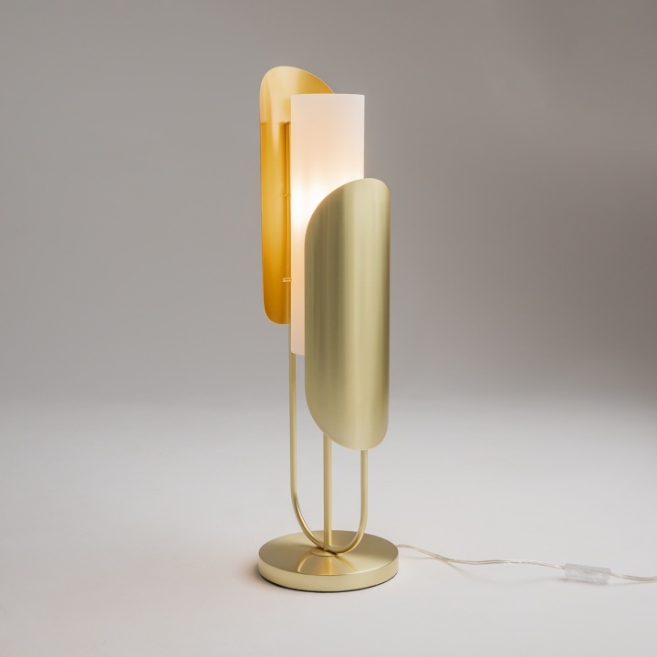 Lampă de masă Cipresso Ø 20 cm E14 - Auriu - Img 4