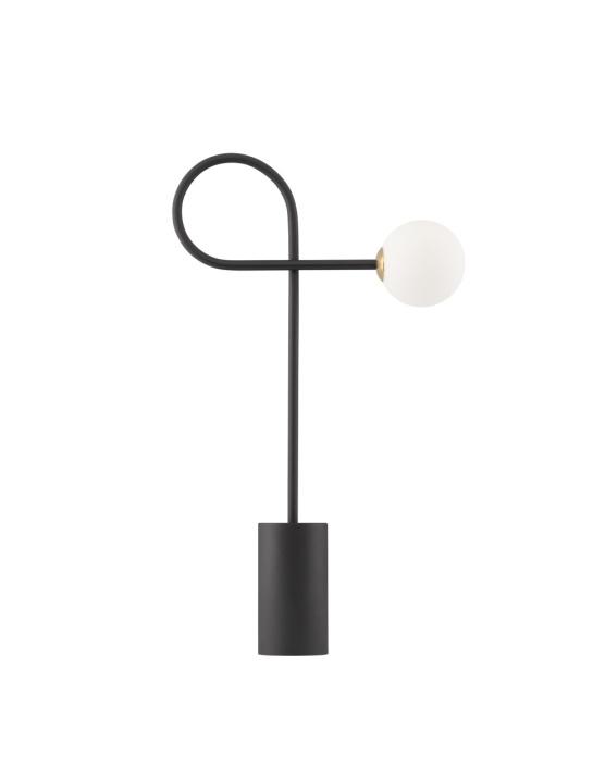 Lampa de masa Dedalo Negru / Opal 34 x 10 x 64 cm - Img 4