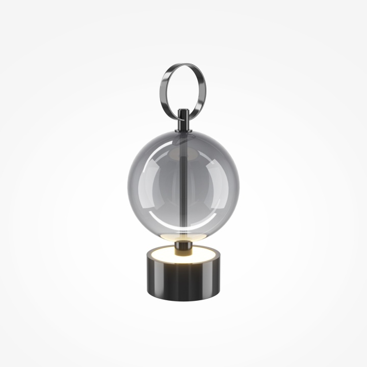 Lampa de masa Double Moon Ø 12 cm 3000K - Negru - Img 7