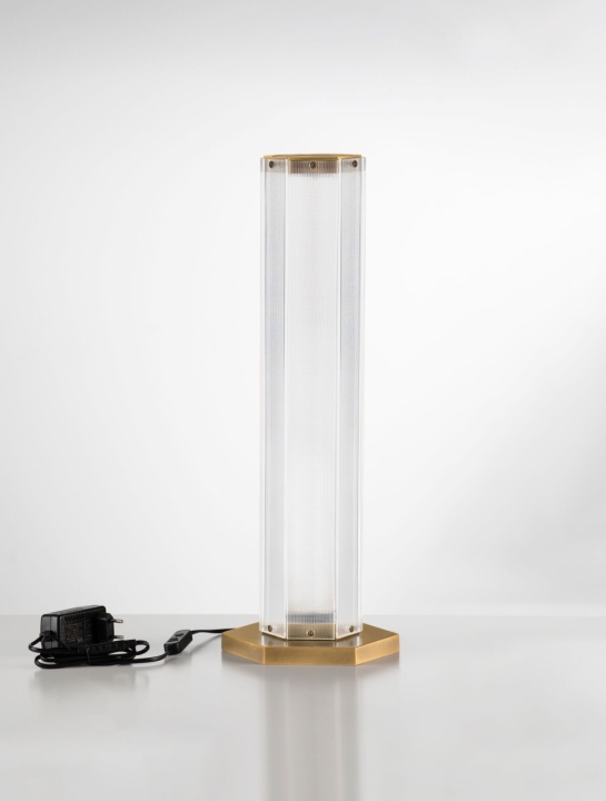 Lampa de masa Essenzo Alama antichizata Ø17,5 x H 55,5 cm - Img 3