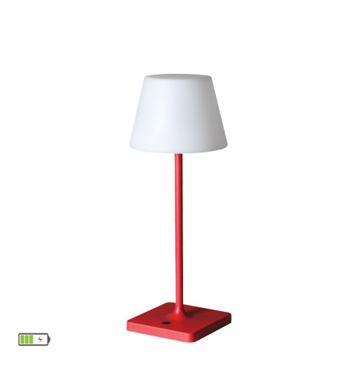 Lampă de masă Happy - Alb / Rosu - Img 2