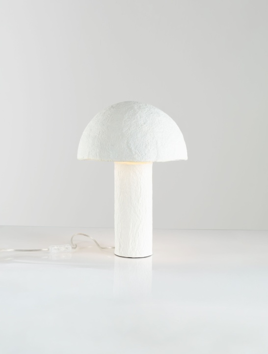 Lampa de masa Mushu Alb Ø28,5 x H 39 cm - Img 4