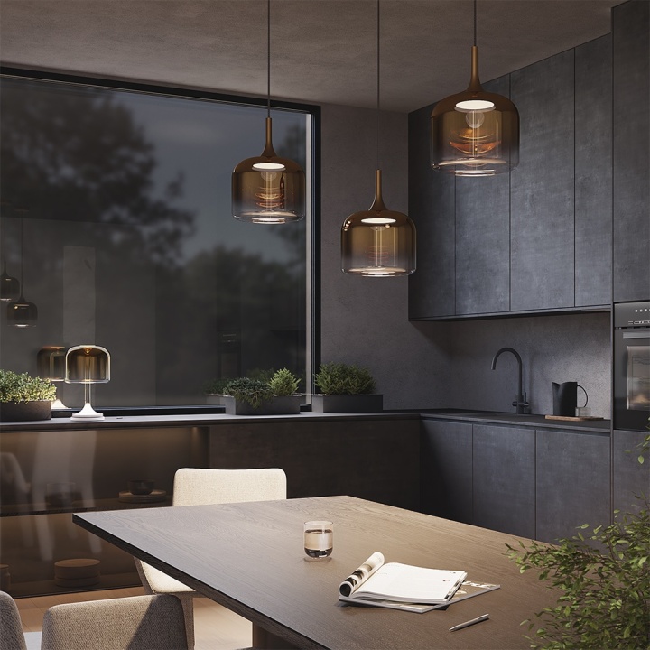Lampă de masă Spirito Ø 26 cm 3000K - Auriu - Img 5
