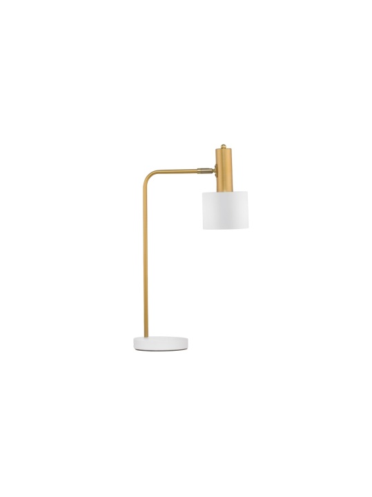 Lampa masa / veioza Paz Auriu / Alb Ø12,5 x H 60 cm - Img 2