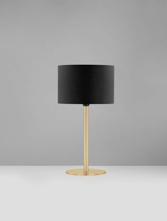 Lampa masa / veioza Sibnia Auriu / Negru Ø30 x H 58 cm - Img 3
