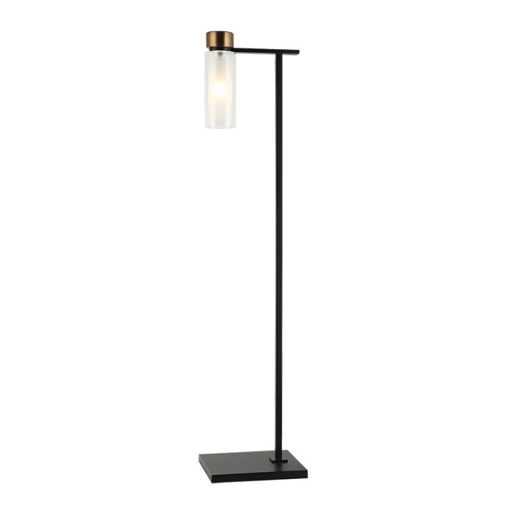 Lampadar Equilibrio Sfera 1xE14 LED - Negru, Alamă - Img 2