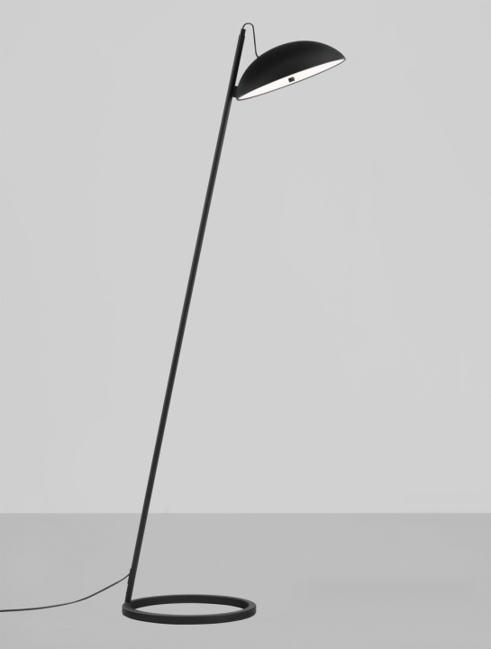 Lampadar Flute Negru 35 x 55 x 153 cm - Img 3