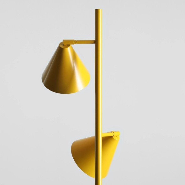 Lampadar Form 2xE27 - Muștar - Img 3