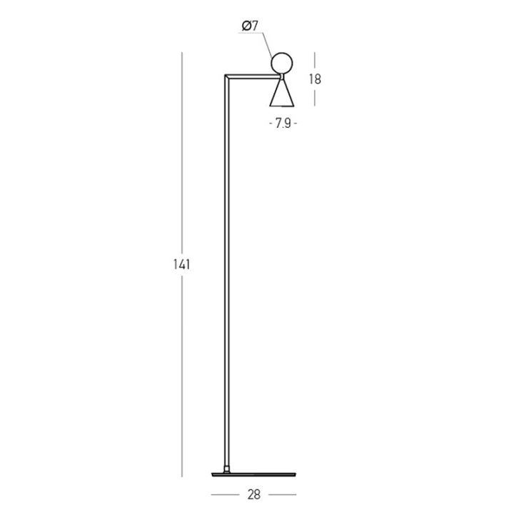 Lampadar Mara 26117 LED 8W 3000K – travertin - Img 3