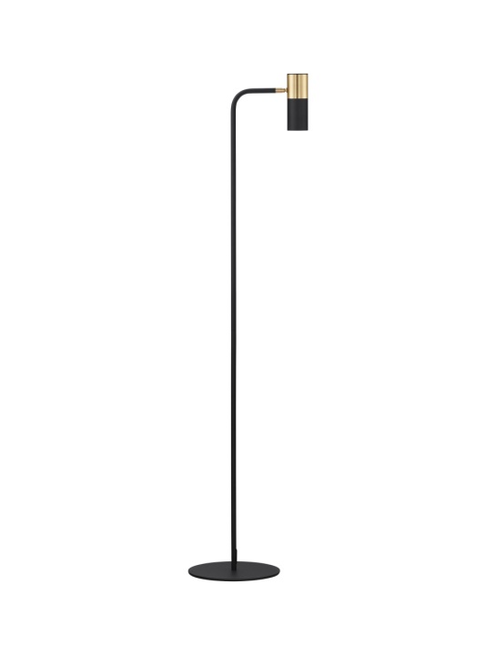 Lampadar Pongo Negru / Auriu Ø25 x H 135 cm - Img 2