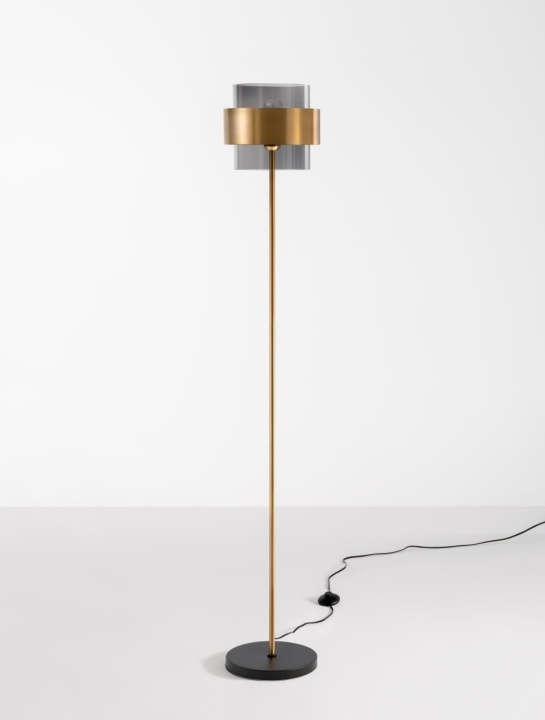 Lampadar Sianna Smokey / Auriu Ø25 x H 154 cm - Img 3