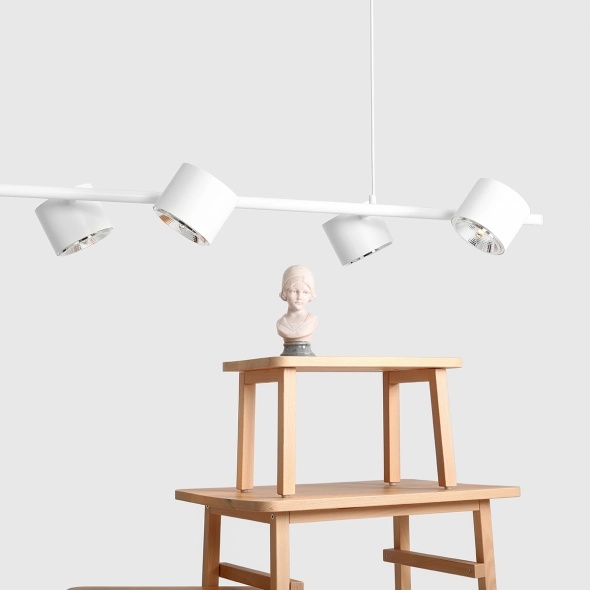 Lustra Bot 6 Alb 161 cm 6xGU10 - Img 3