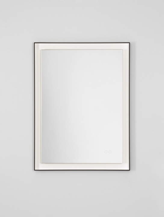 Oglinda cu iluminare Ural Negru / Alb 80 x 3,5 x 60 cm - Img 4