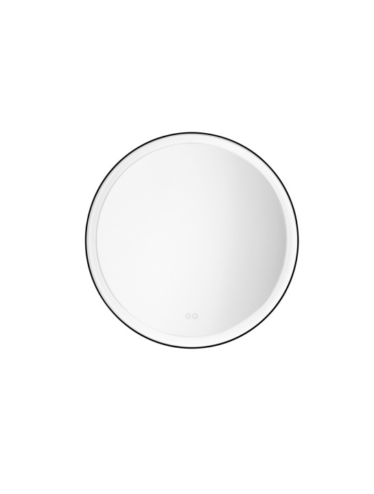 Oglinda cu iluminare Ural Negru / Alb Ø80 x 3,5 cm - Img 2