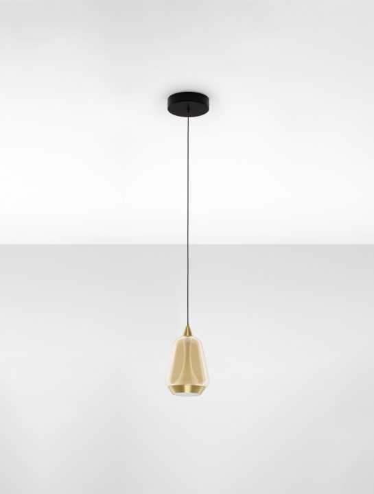 Pendul Alish Negru / Auriu / Champagne Ø12 x H 200 cm - Img 3