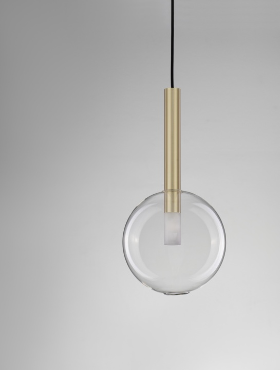 Pendul Amelia Transparent / Auriu Ø20 x H 191 cm - Img 5