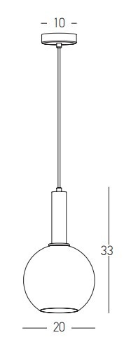 Pendul Aurea 1xE27 - Gold Matt - Img 3