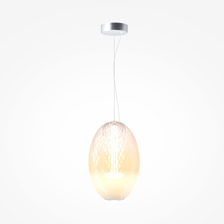Pendul Bruma Ø 25 cm 2700K - Crom - Img 3