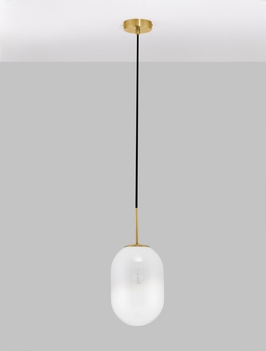 Pendul Chrysi Alb / Auriu Ø18 x H 120 cm - Img 3