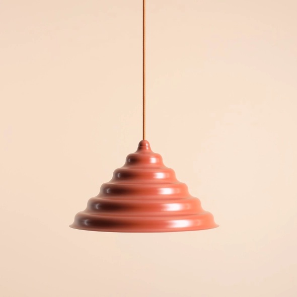 Pendul Fala 36 cm 1xG9 - Teracotă - Img 2