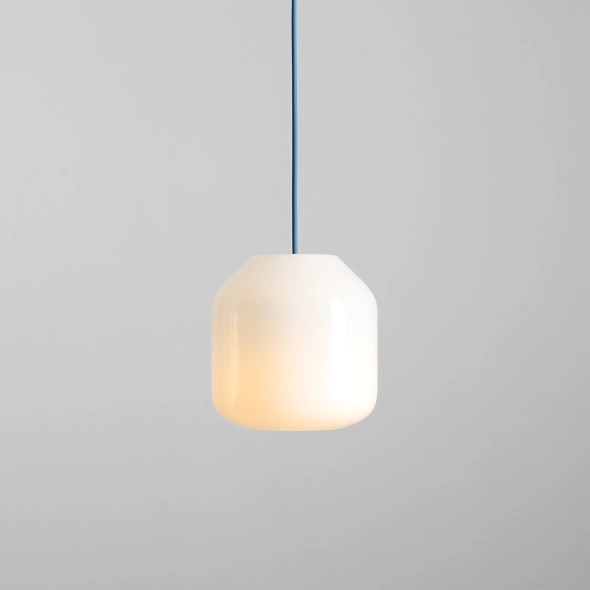 Pendul Flask 18 cm 1xE14 - Albastru safir - Img 4