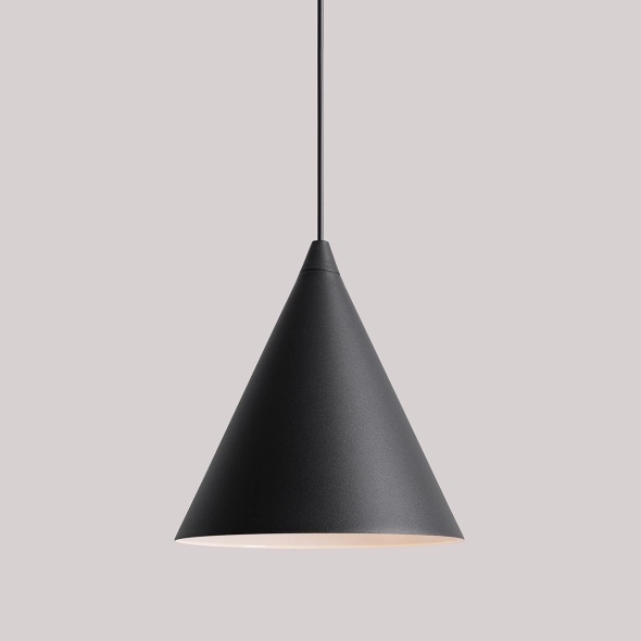 Pendul Form 24 cm 1xE27 - Negru - Img 2
