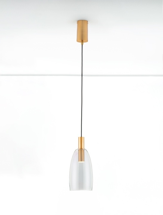 Pendul Imatia Smokey / Auriu Ø14,2 x H 215 cm - Img 4
