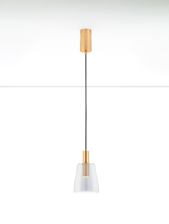 Pendul Imatia Smokey / Auriu Ø14,5 x H 215 cm - Img 4