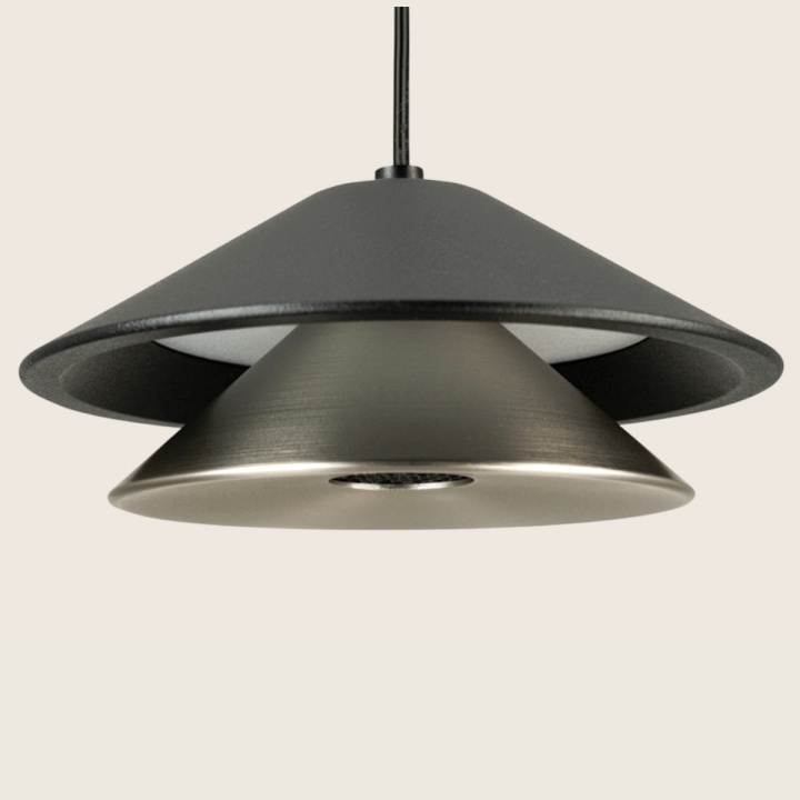 Pendul Luna 3000K - Negru, Nikel - Img 2