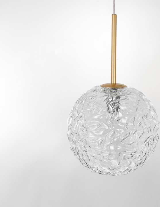 Pendul Mirano Transparent / Auriu Ø30 x H 180 cm - Img 3