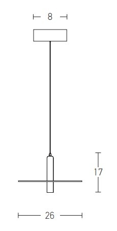 Pendul Nesso 3000K - Negru - Img 6