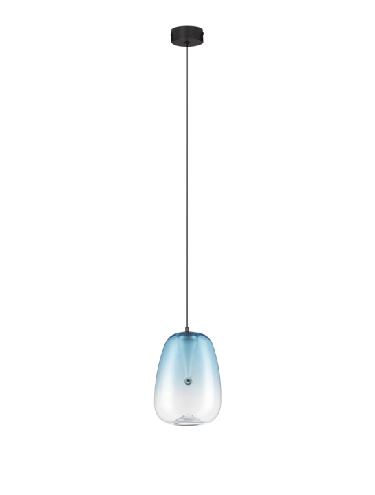 Pendul Oblo Gradient Light Blue / Negru Ø16 x H 227 cm - Img 2