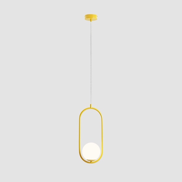 Pendul Riva 18,5 cm 1xE14 - Muștar - Img 4