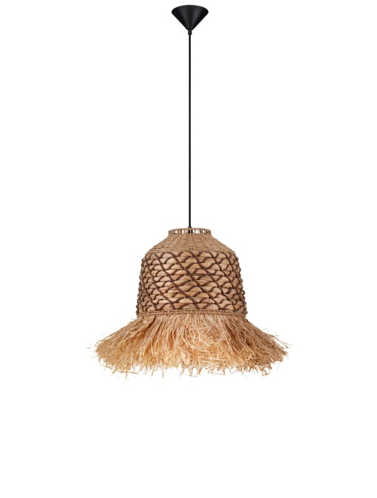 Pendul Sorello Natural / Maro / Negru Ø37 x H 230 cm - Img 2