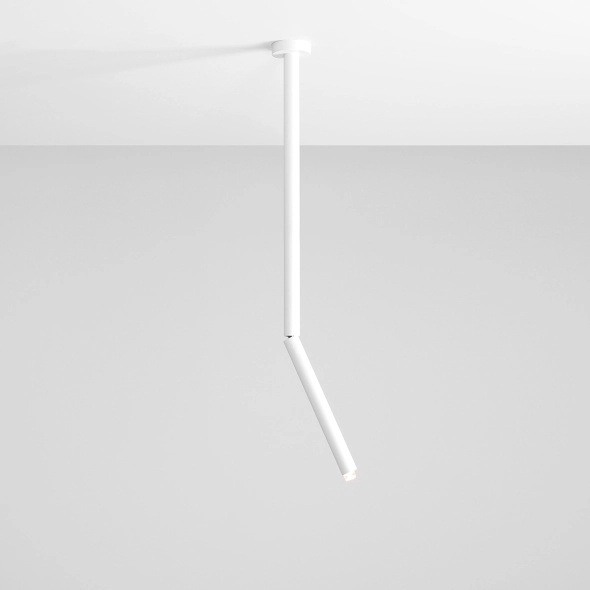 Pendul Stick înălțime 54,5 cm 1xG9 - Alb total - Img 3