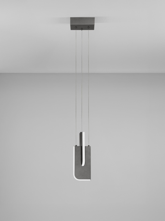 Pendul Totem Argintiu / Gri 15 x 15 x 200 cm - Img 3